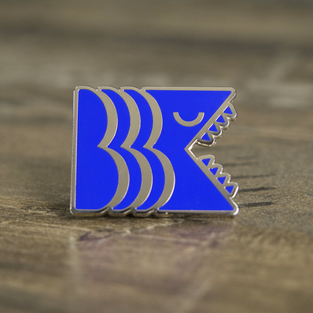 Brooklyn Kaiju - Cobalt Kaiju Premium Enamel Pin