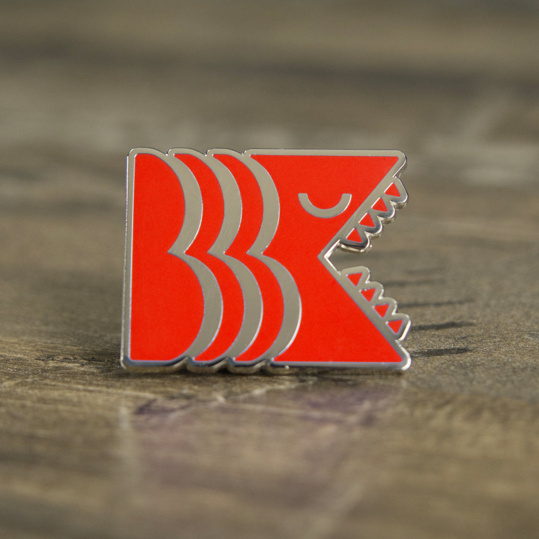 Brooklyn Kaiju - Crimson Kaiju Premium Enamel Pin