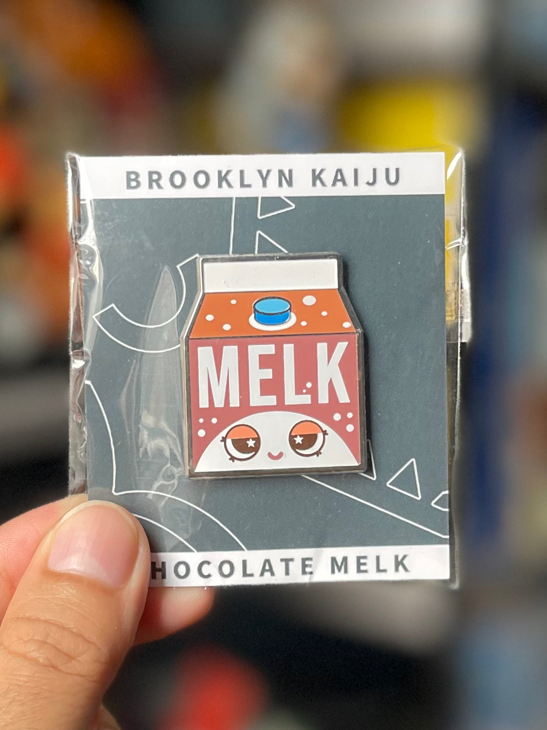 Brooklyn Kaiju - Chocolate Melk Premium Enamel Pin