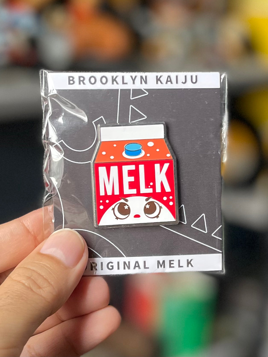 Brooklyn Kaiju - Original Melk Premium Enamel Pin