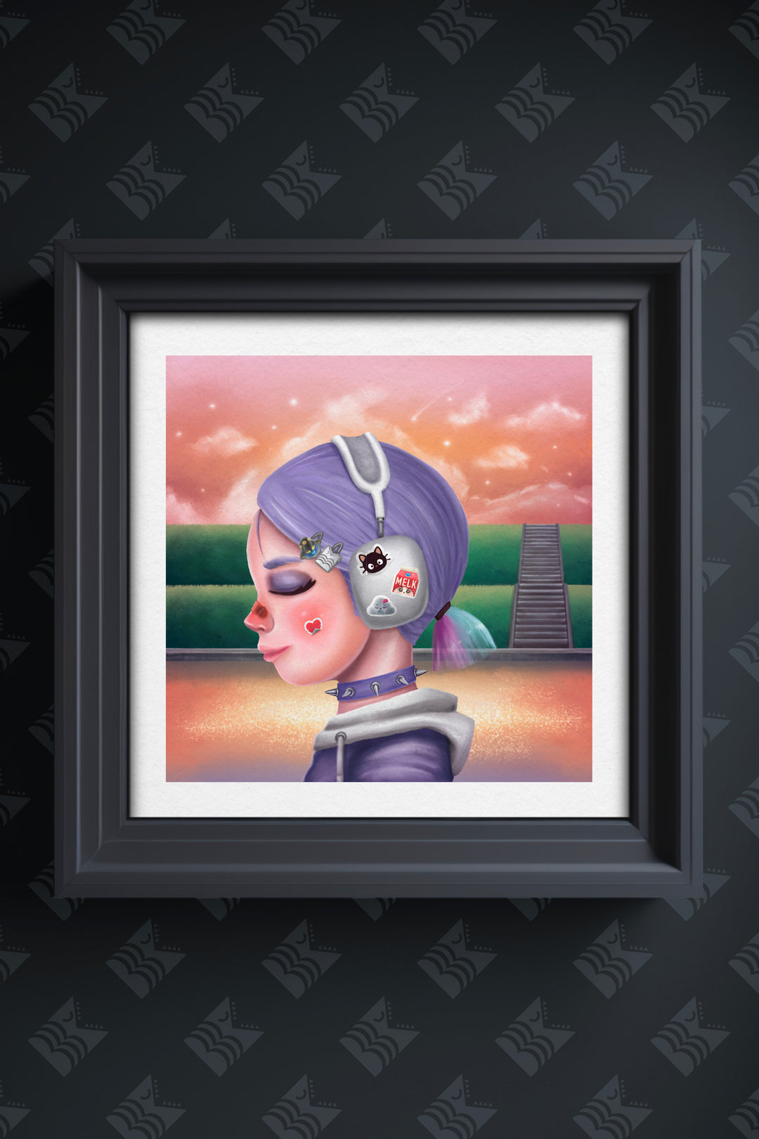 Kawaii Vibes - Luxury Art Print