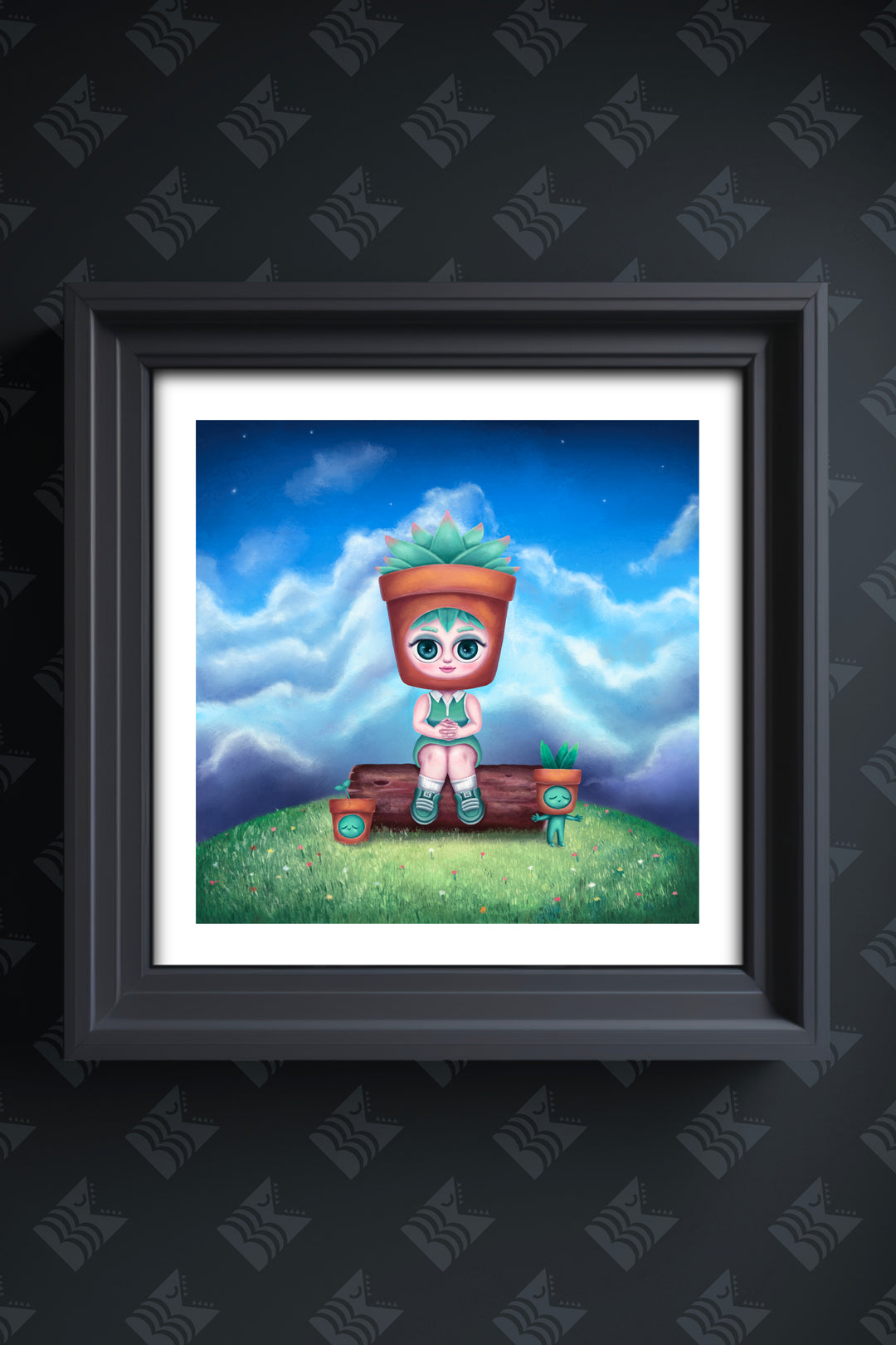 Plant Pals - Luxury Art Print