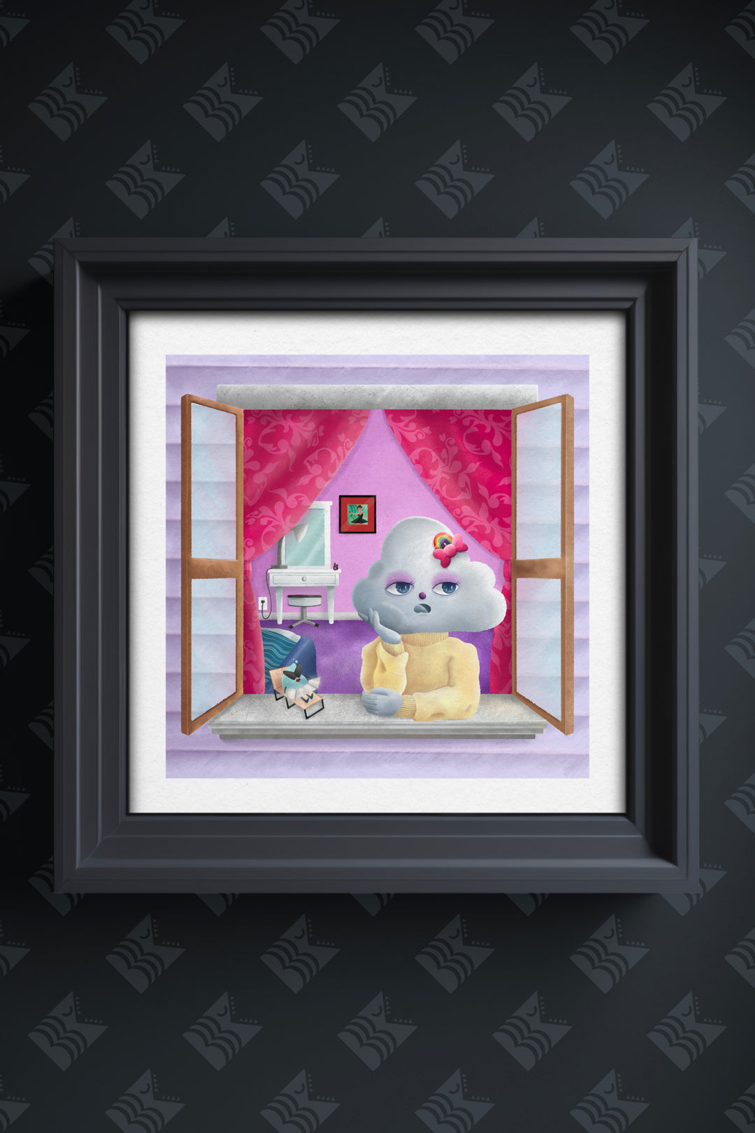 Sunny With A Chance Of Sadness - Luxury Art Print