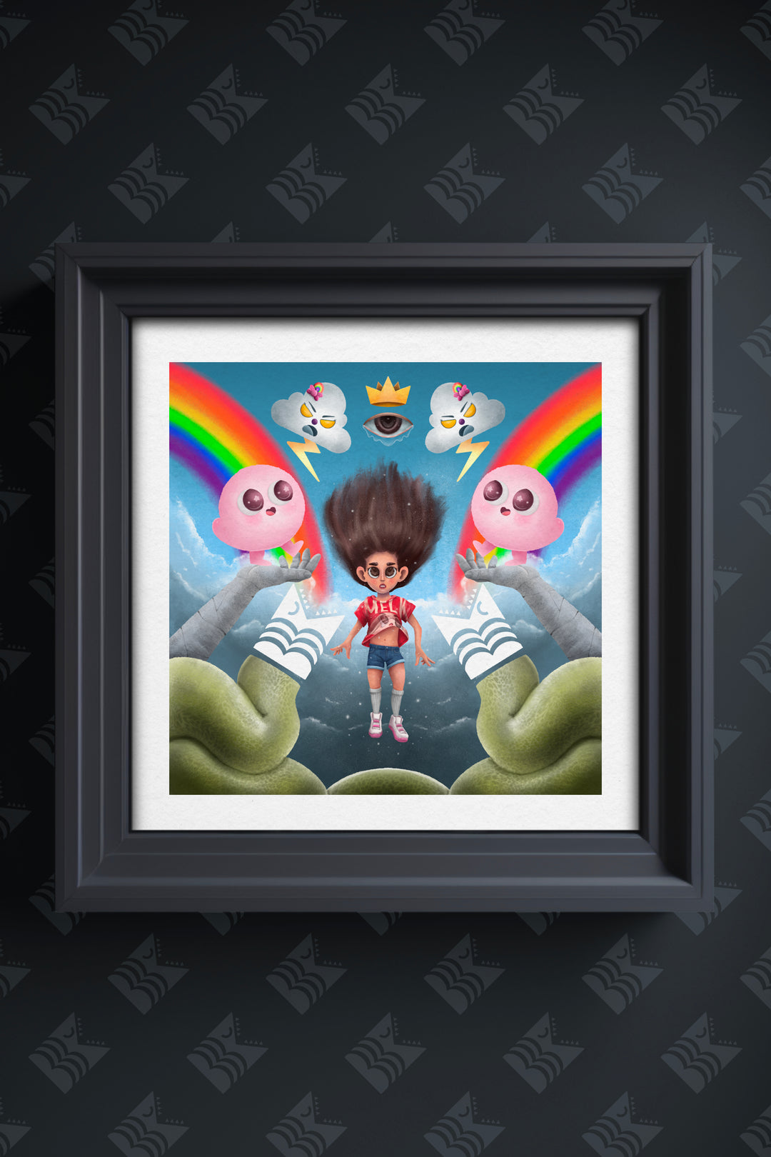 World Of Brooklyn Kaiju - Luxury Art Print
