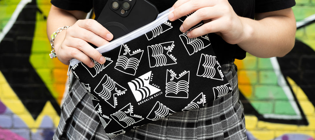 Unveiling Urban Essentials: Brooklyn Kaiju's Tote Bag & Zipper Pouch Duo