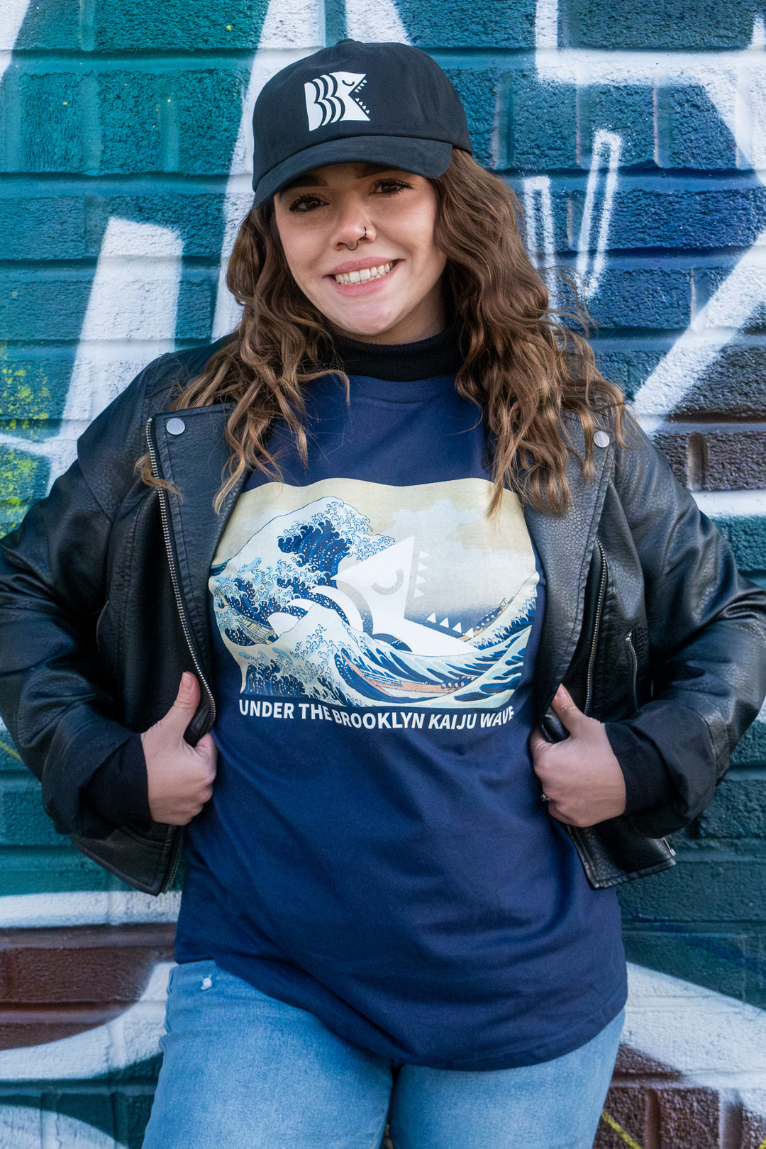 Under The Brooklyn Kaiju Wave Unisex Jersey T-Shirt